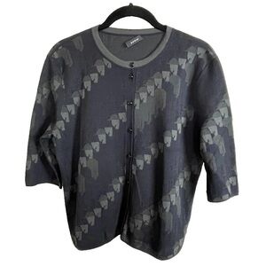 | AKRIS mulberry silk cardigan and matching tunic |